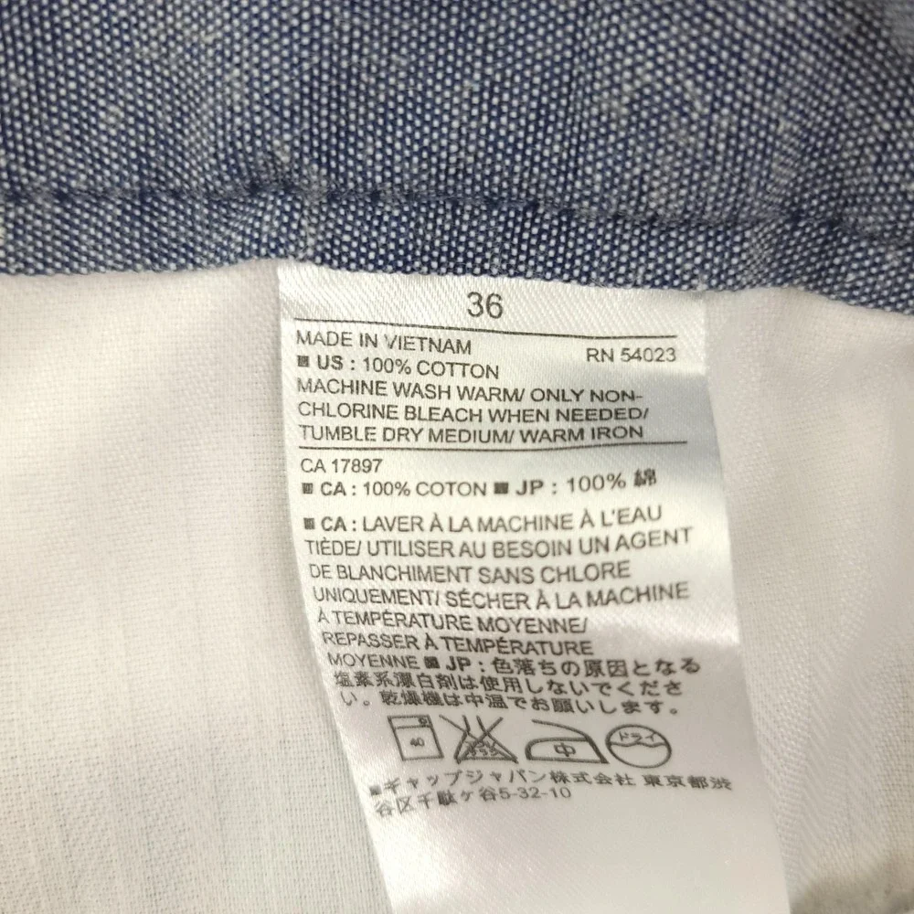 Banana Republic Shorts Mens 36 Multicolor Plaid Cotton Chino 10
